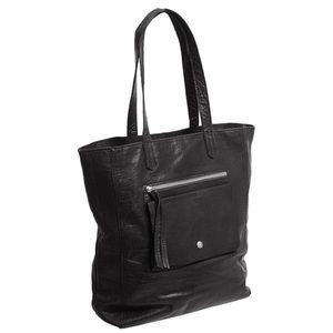 Day & Mood Black Heather Tote Leather Purse Bag